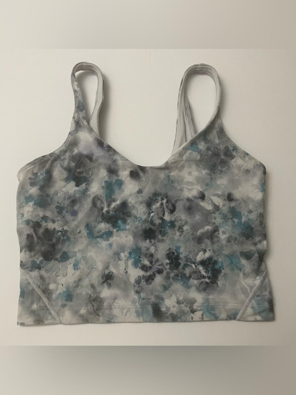 Lululemon Align Tank Top Cropped Kaleidofloral Multicolored Buttery Soft Size 6